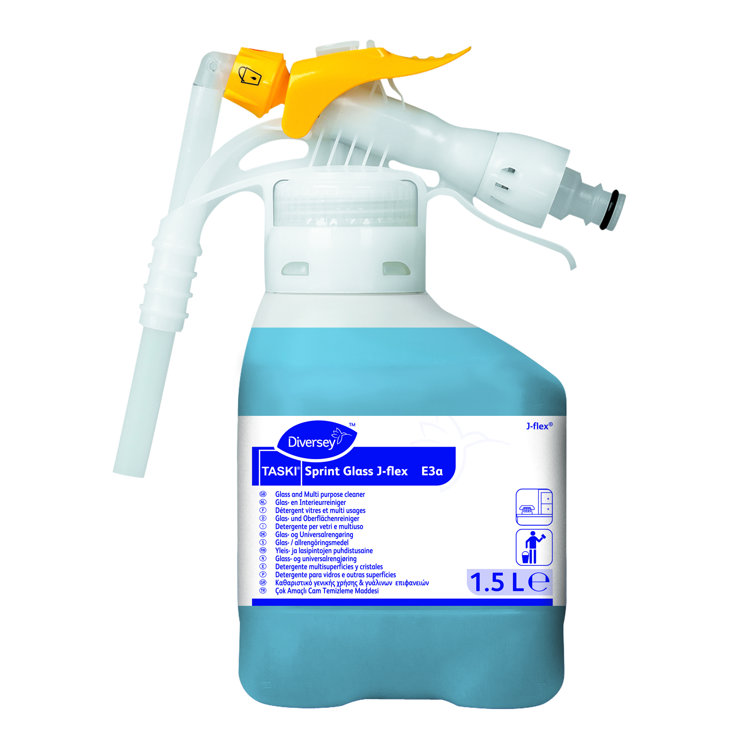 TASKI Sprint Glass Jflex E3a 1.5L Glass and Multi purpose cleaner