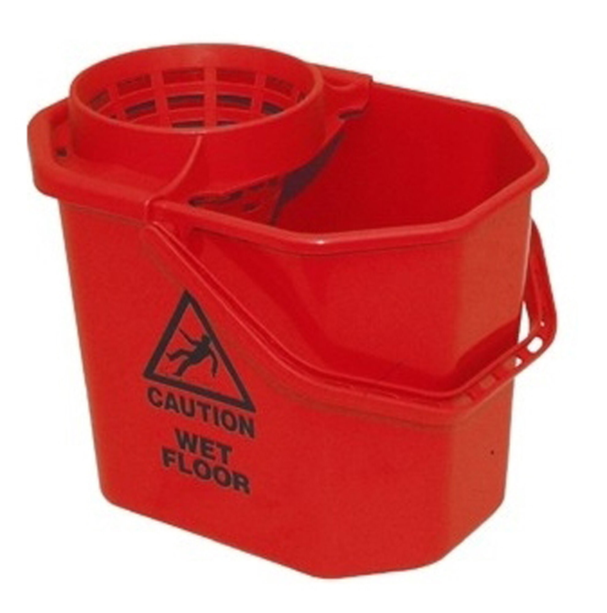 TASKI Spanish Mop Bucket 1pz Rosso Secchio con strizzatore in