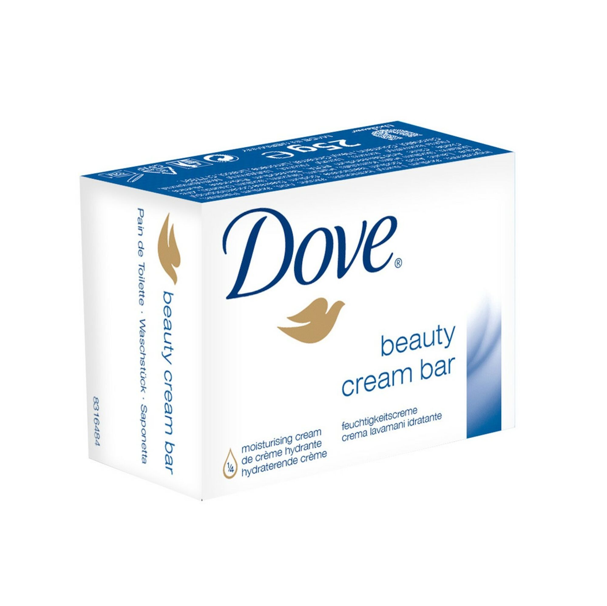 Dove Beauty Cream Bar 126x0.025kg Gentle hand wash soap bar