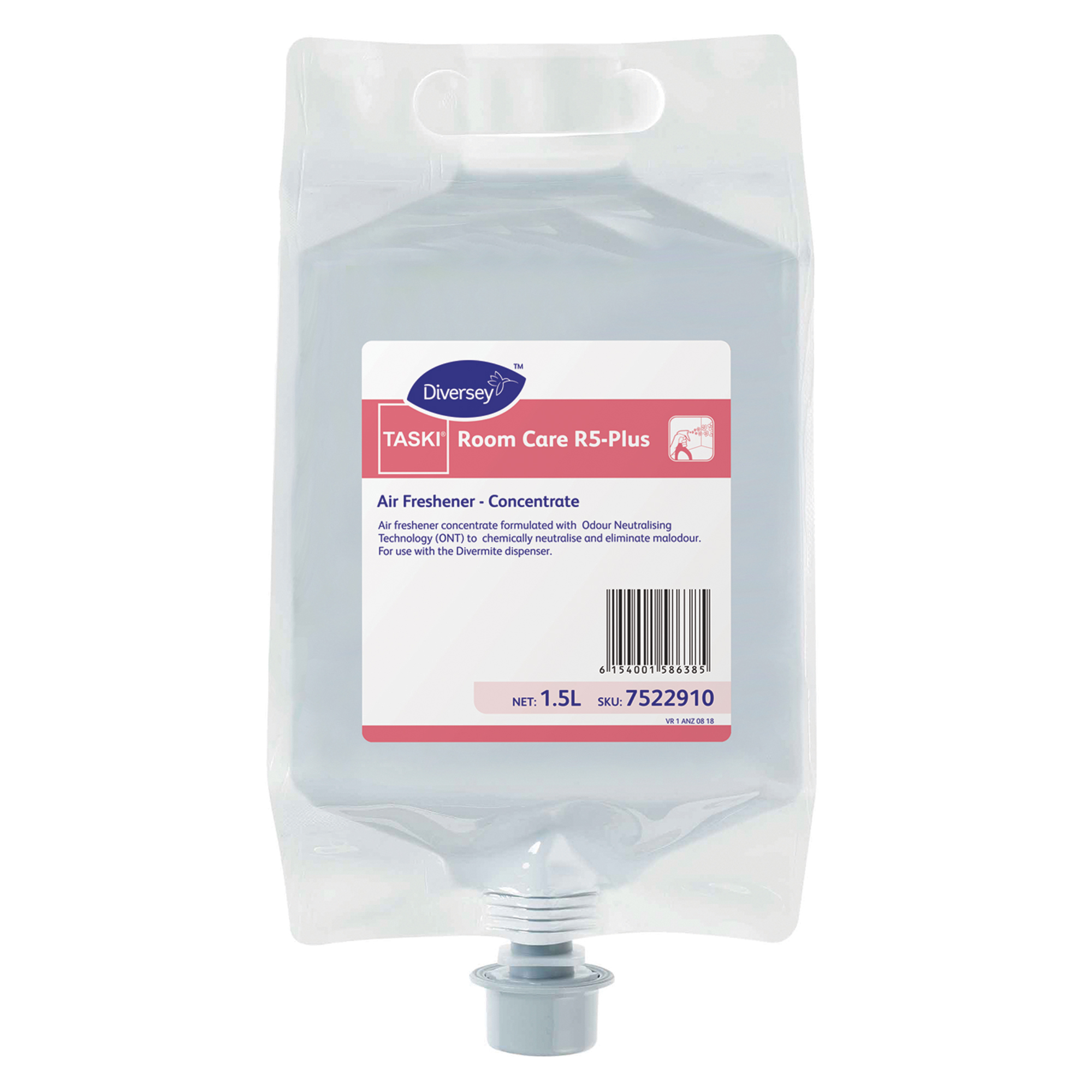 TASKI Room Care R5 Plus Air Freshener. Concentrate Diversey New