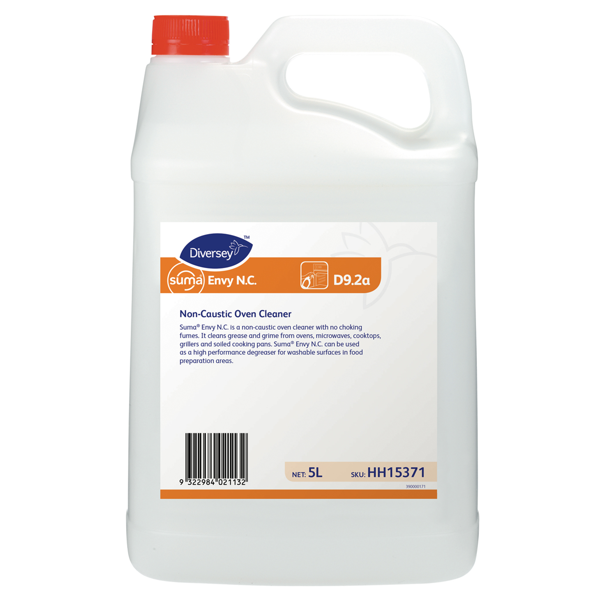 Suma Envy N.C. Noncaustic oven cleaner Diversey Australia