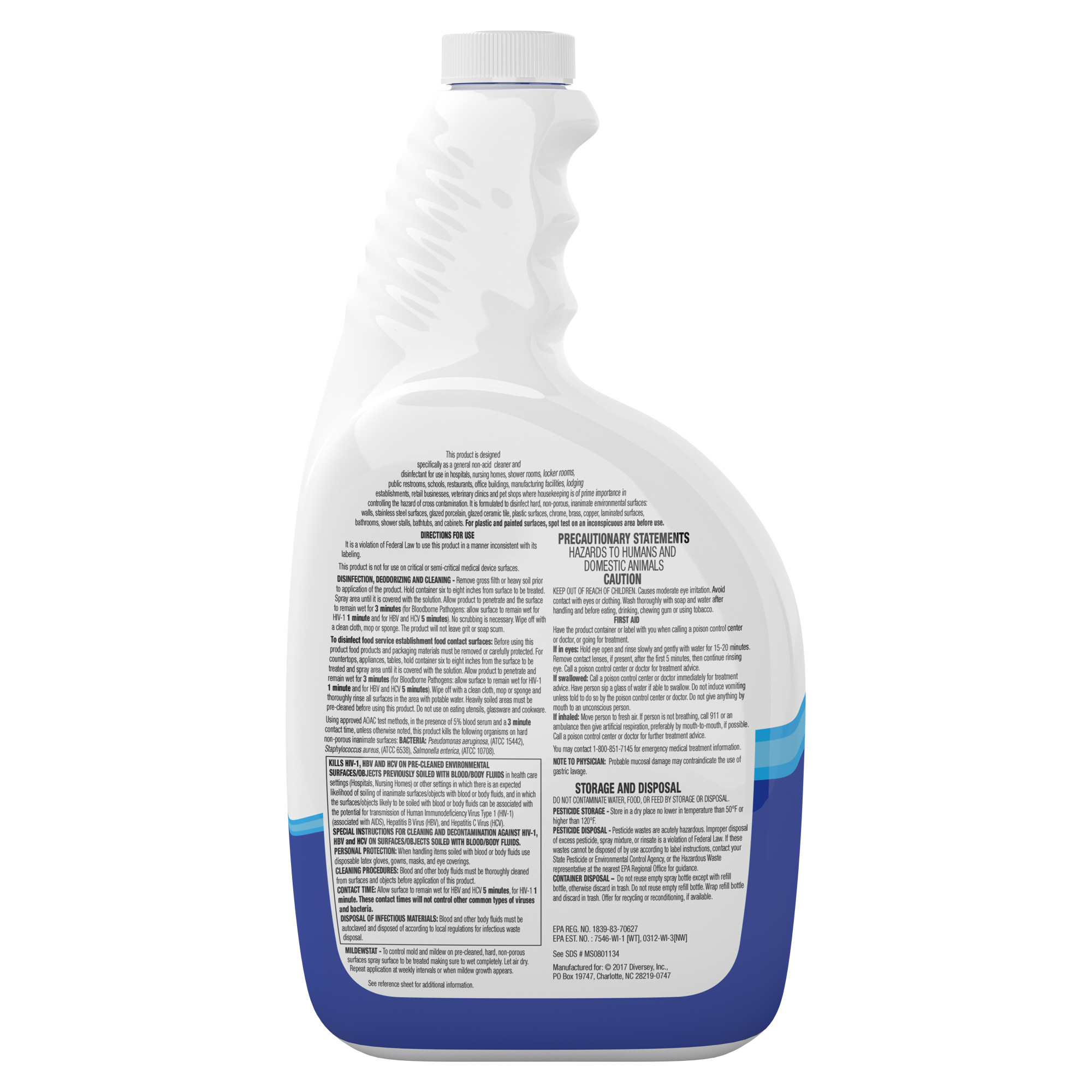 All Purpose Virex® Disinfectant Cleaner Diversey Global
