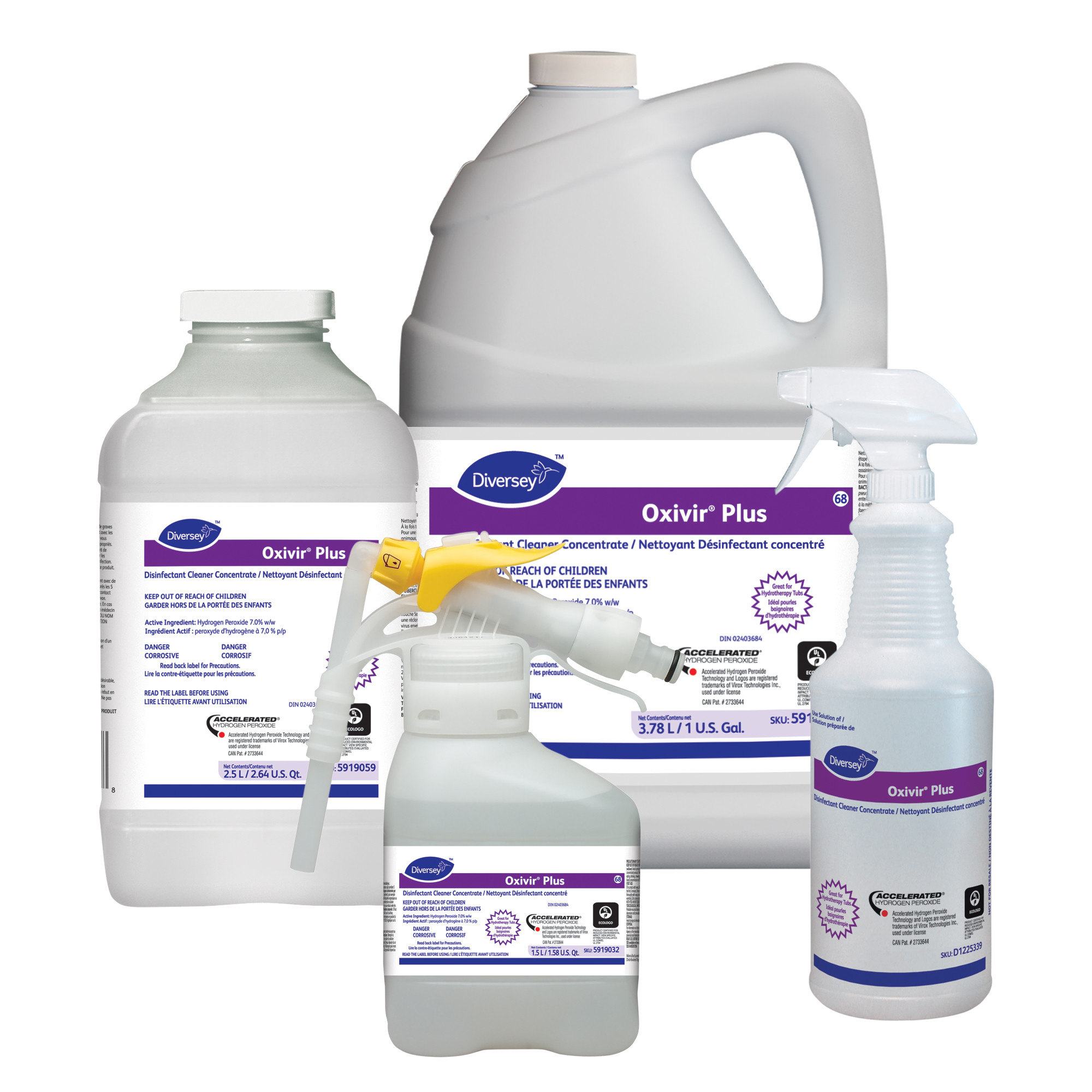 Oxivir® Plus Disinfectant Cleaner Concentrate Diversey Global