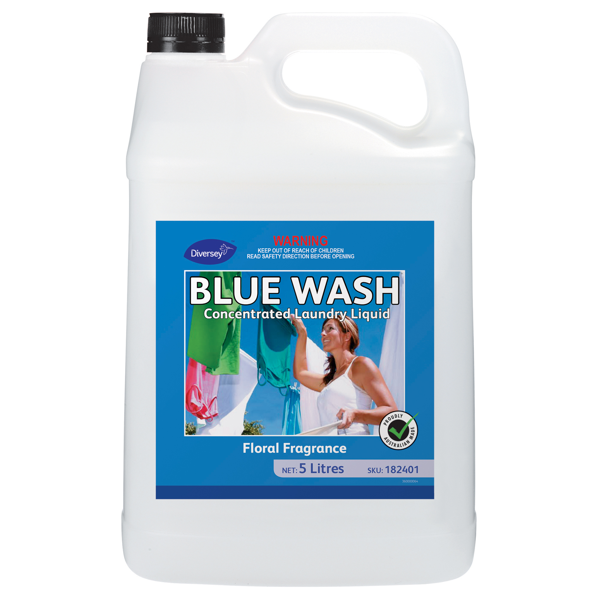 Blue wash liquid