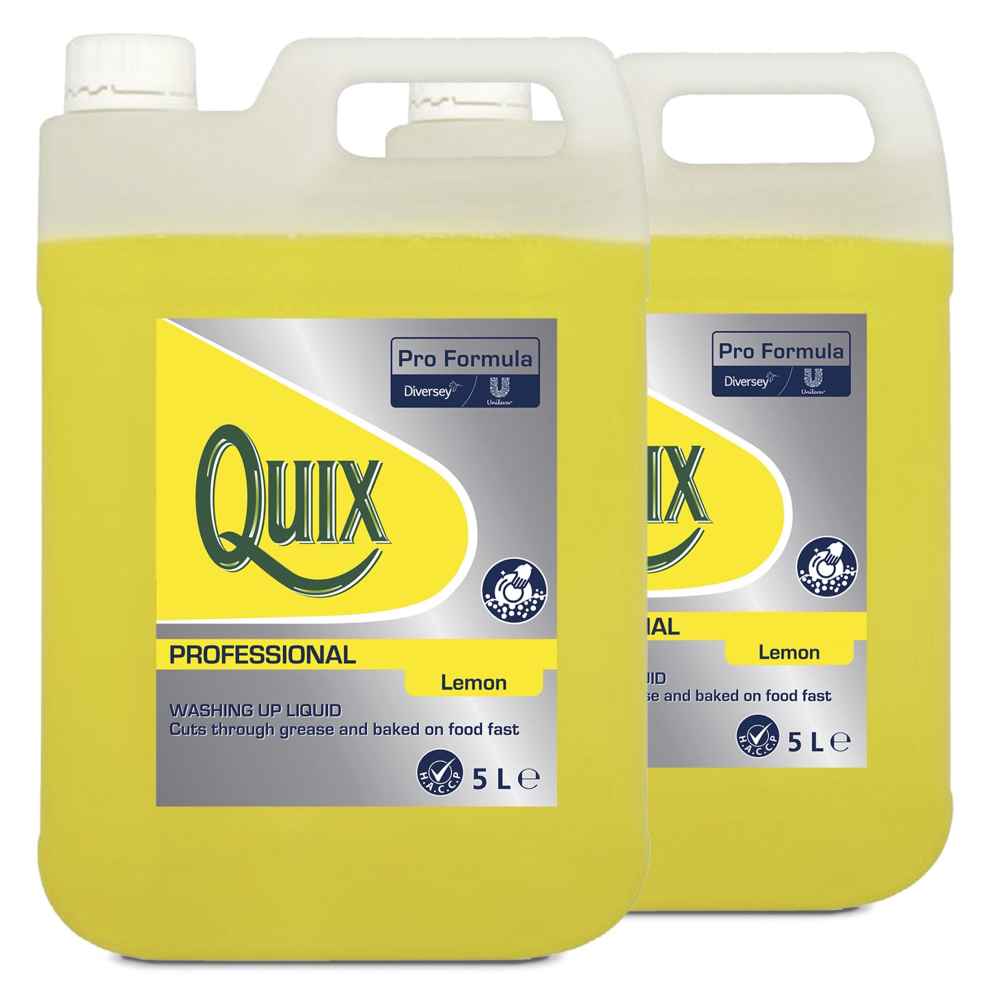 Quix Pro Formula Washing Up Liquid 2x5L Washing up liquid Diversey