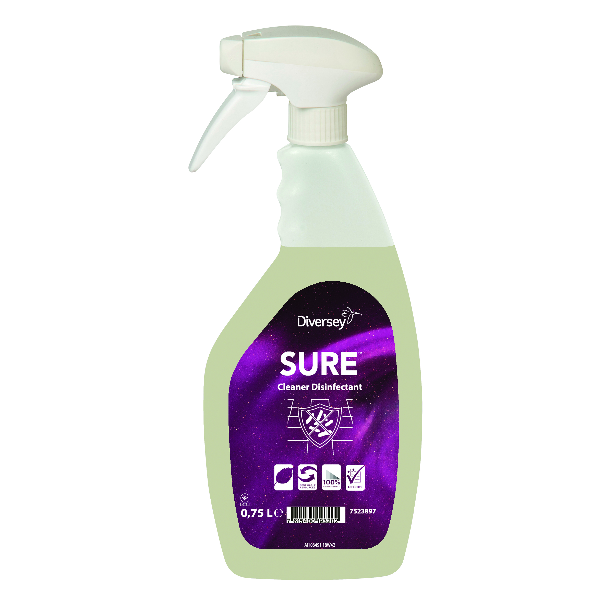 sure cleaner disinfectant spray