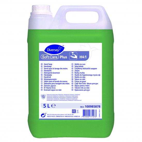 Soft Care Plus H41 2x5L Antibacterial Hand Soap Diversey United Kingdom