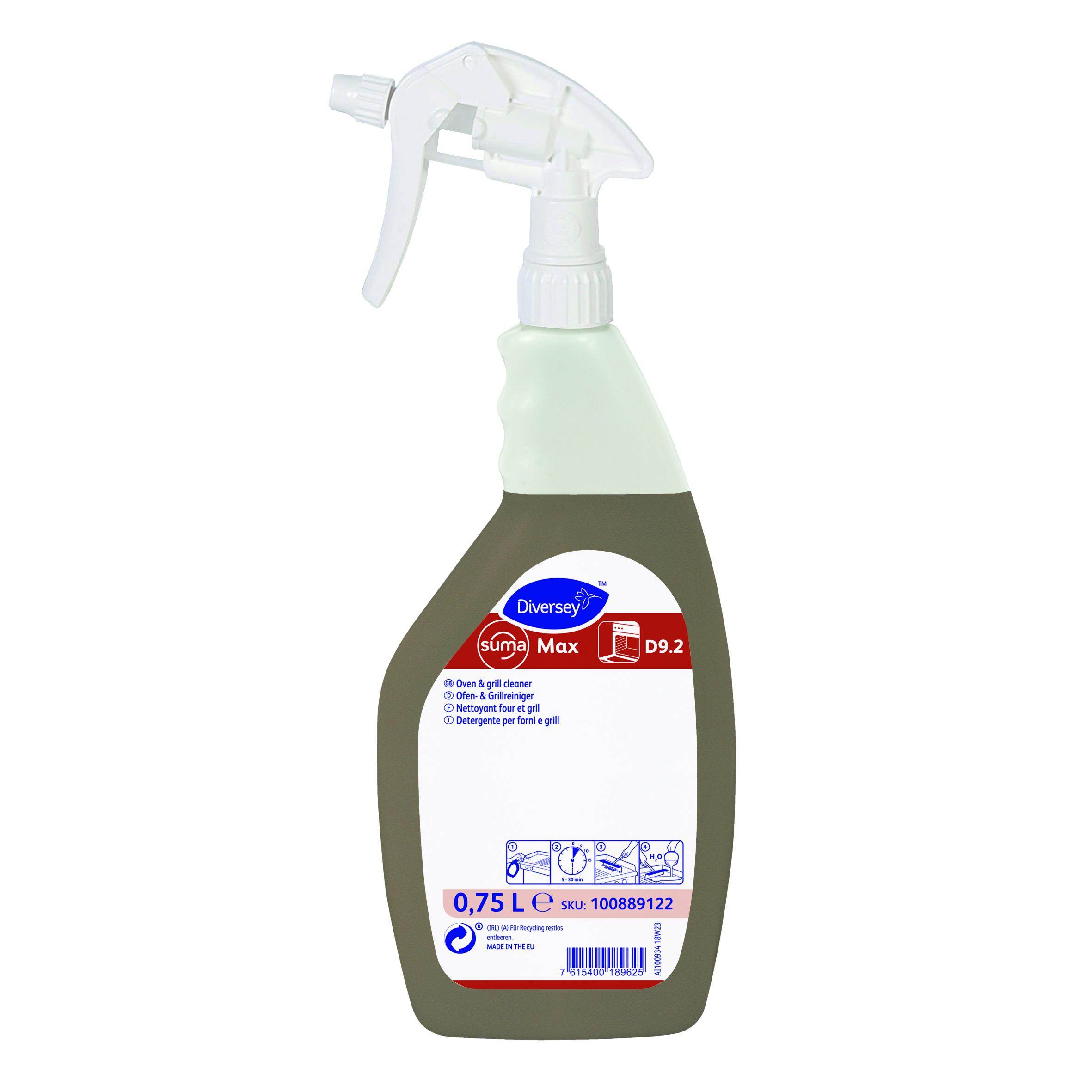 Suma Max D9.2 3x2x0.75L Oven & grill cleaner Diversey United Kingdom