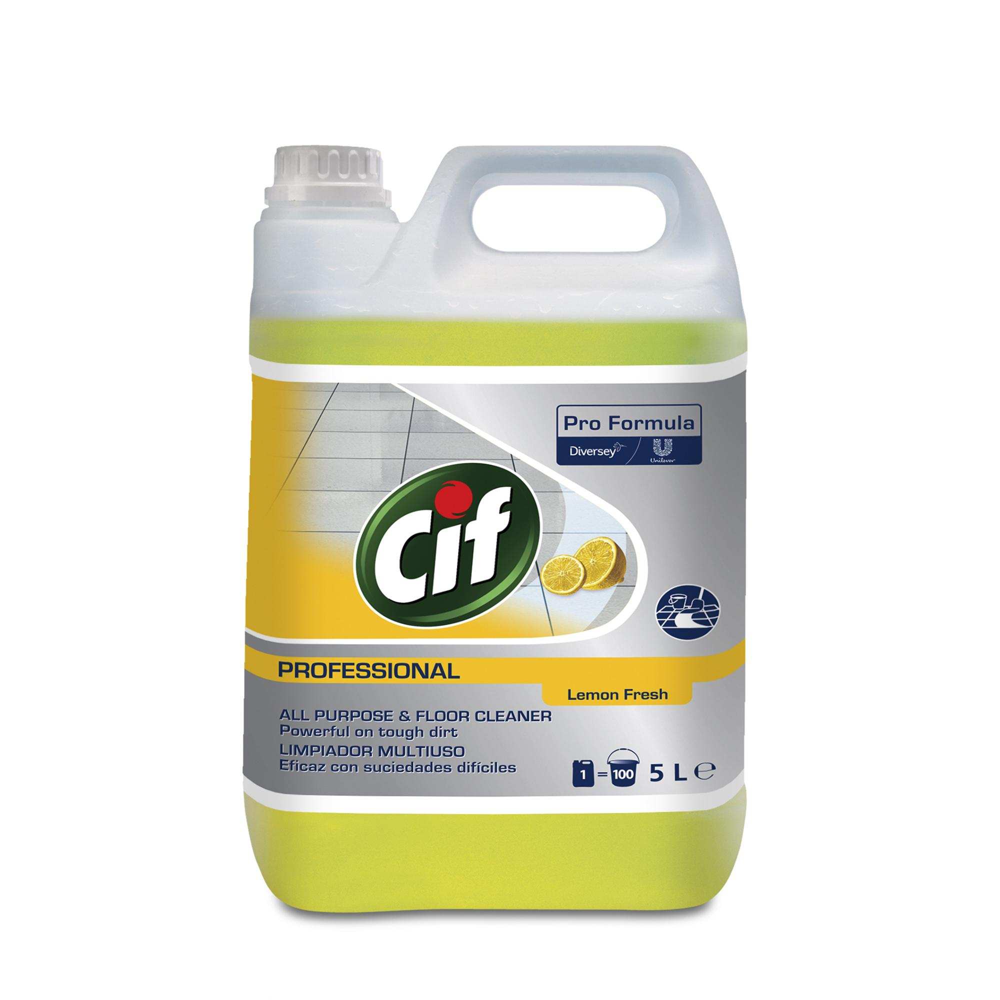 Cif Pro Formula All Purpose Cleaner Lemon Fresh 2x5L All purpose