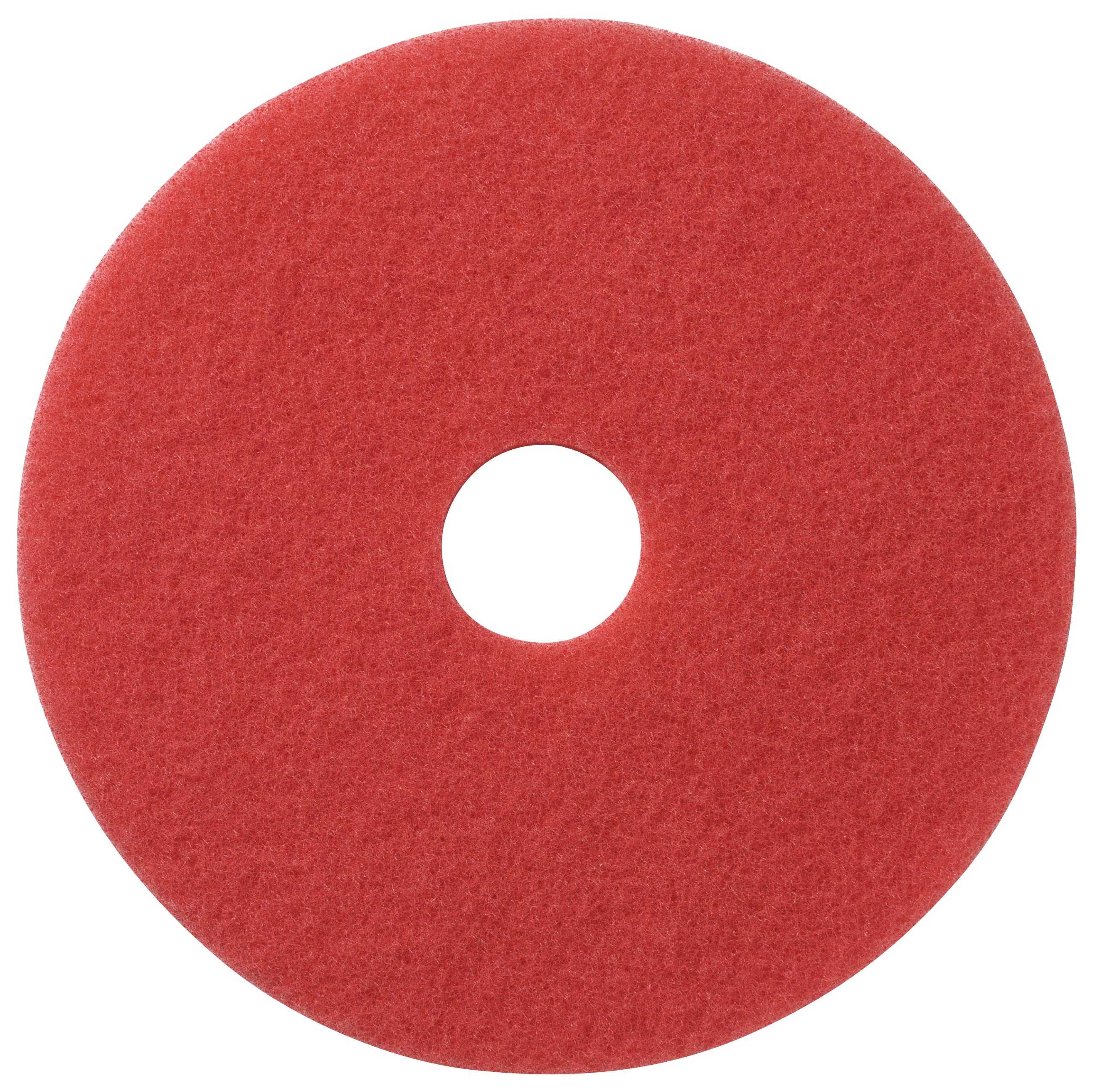 TASKI Americo Pad Red 5pc 16'' / 41 cm Red Buffing pad for daily cleaning and spray