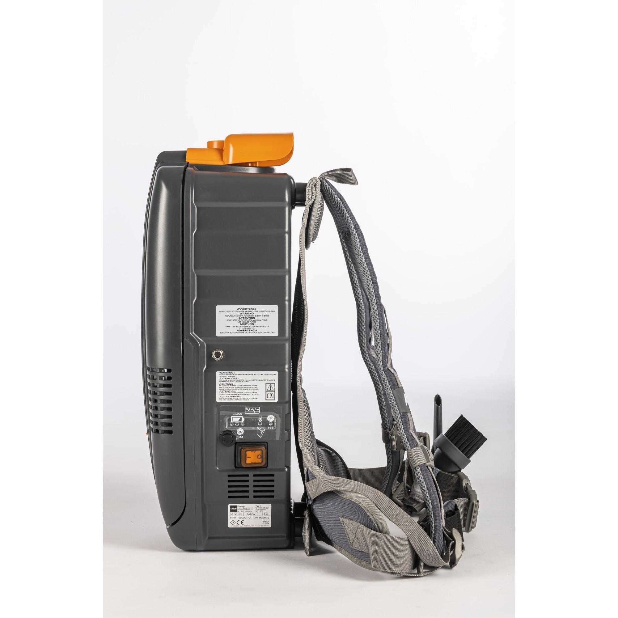 TASKI AERO BP B Li Ion 1pc 3 in 1 Backpack vacuum, tub vacuum and