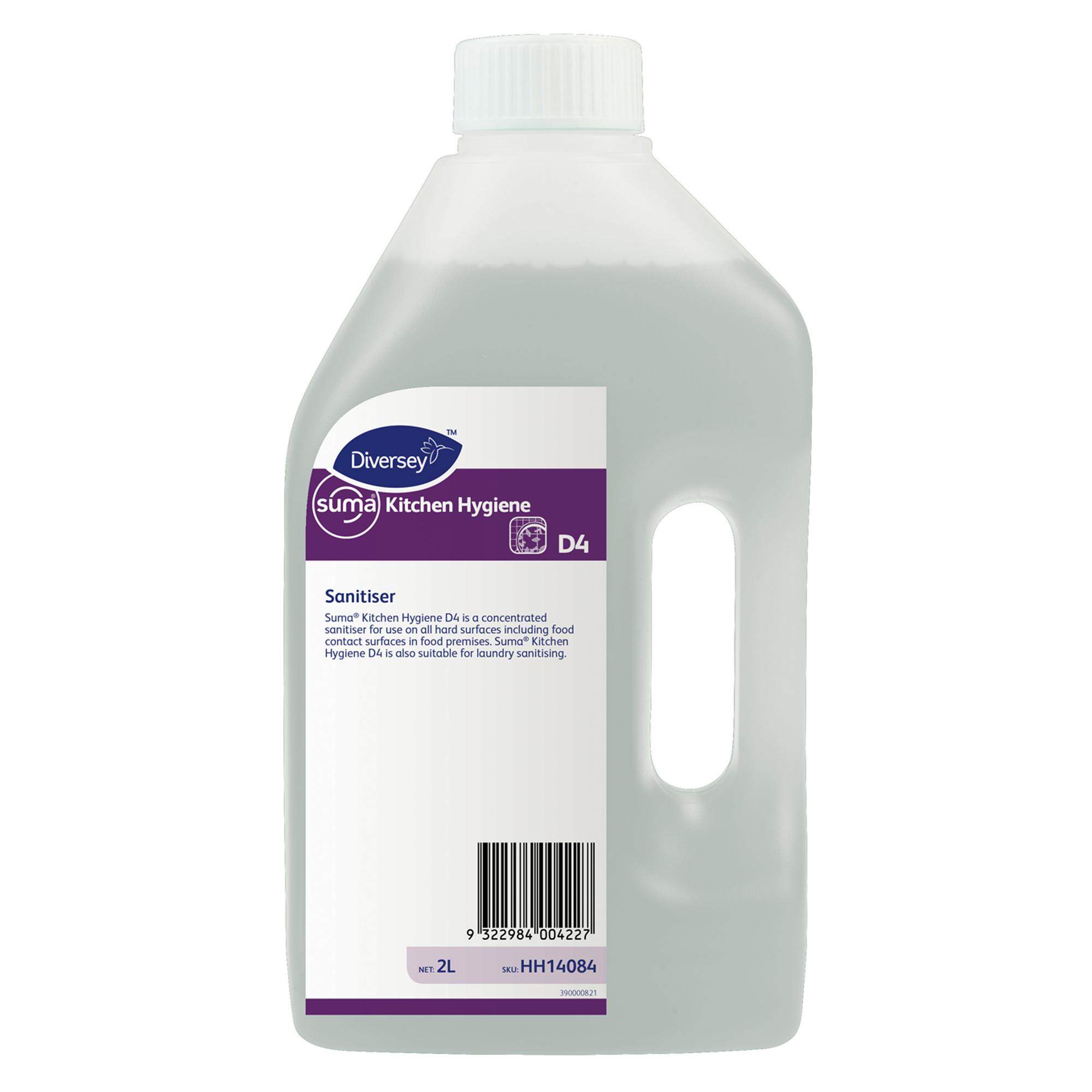 Suma Kitchen Hygiene D4 Sanitiser Diversey Australia
