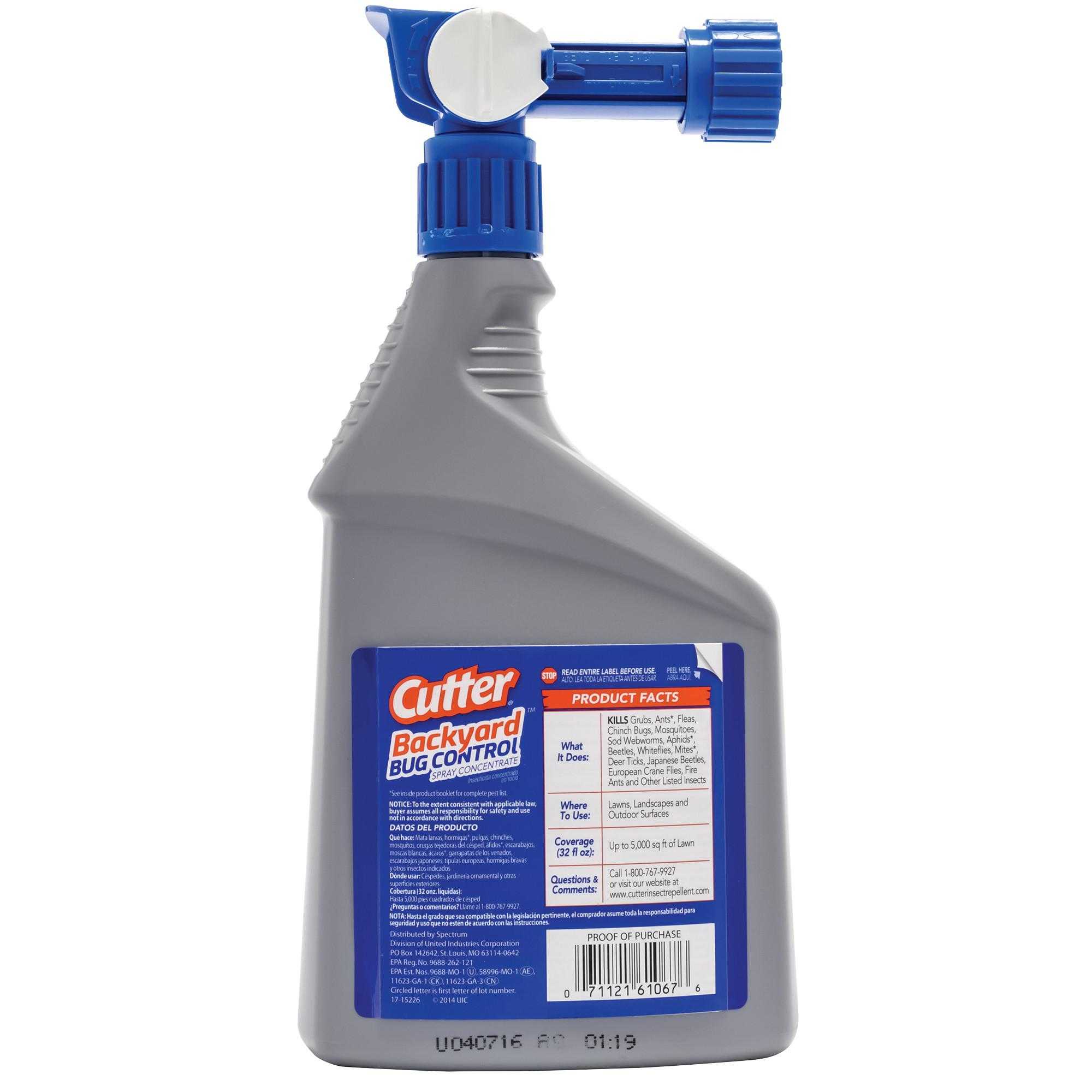 Cutter Backyard Spray Cutter Backyard Bug Control Spray Concentrate