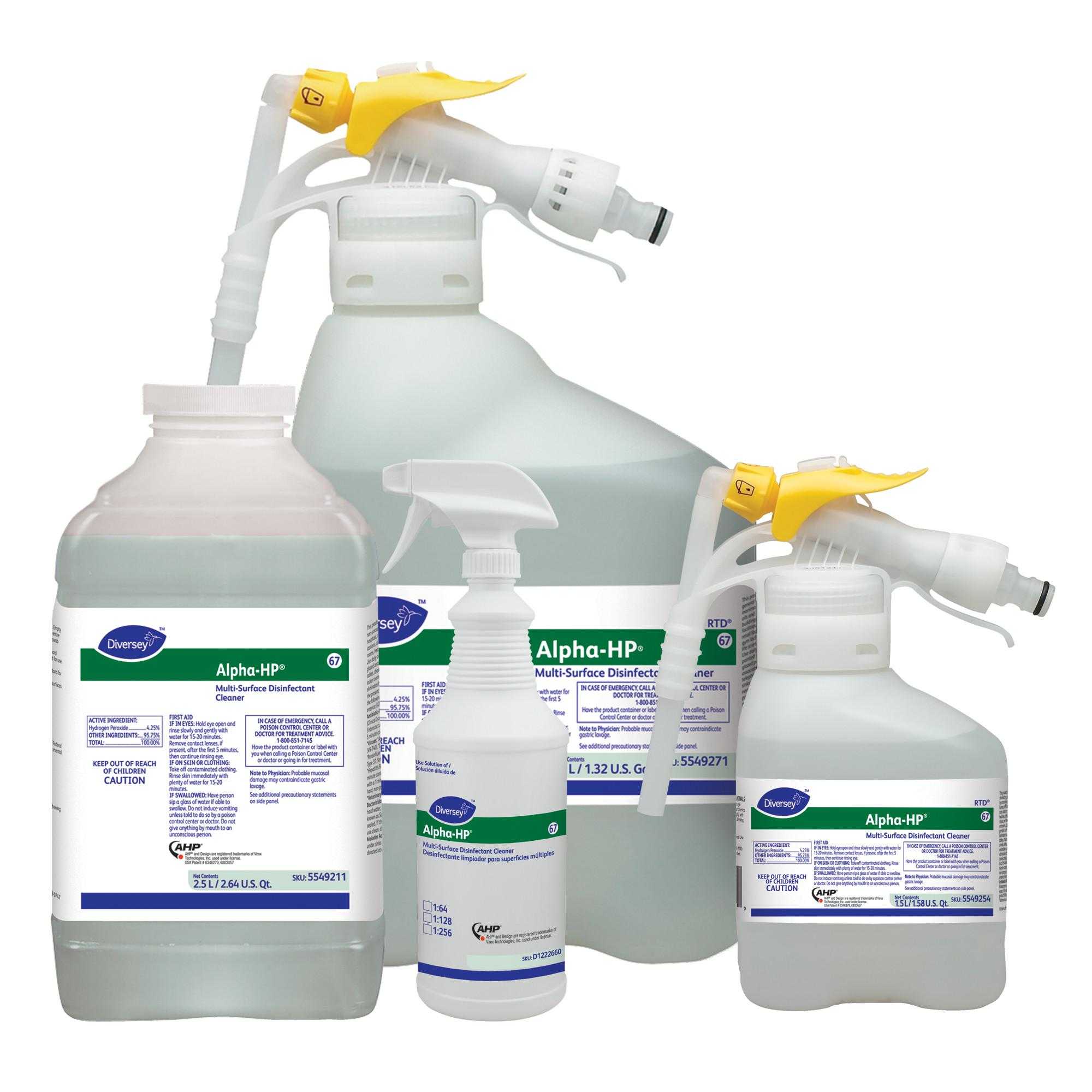 AlphaHP® MultiSurface Disinfectant Cleaner Diversey Global