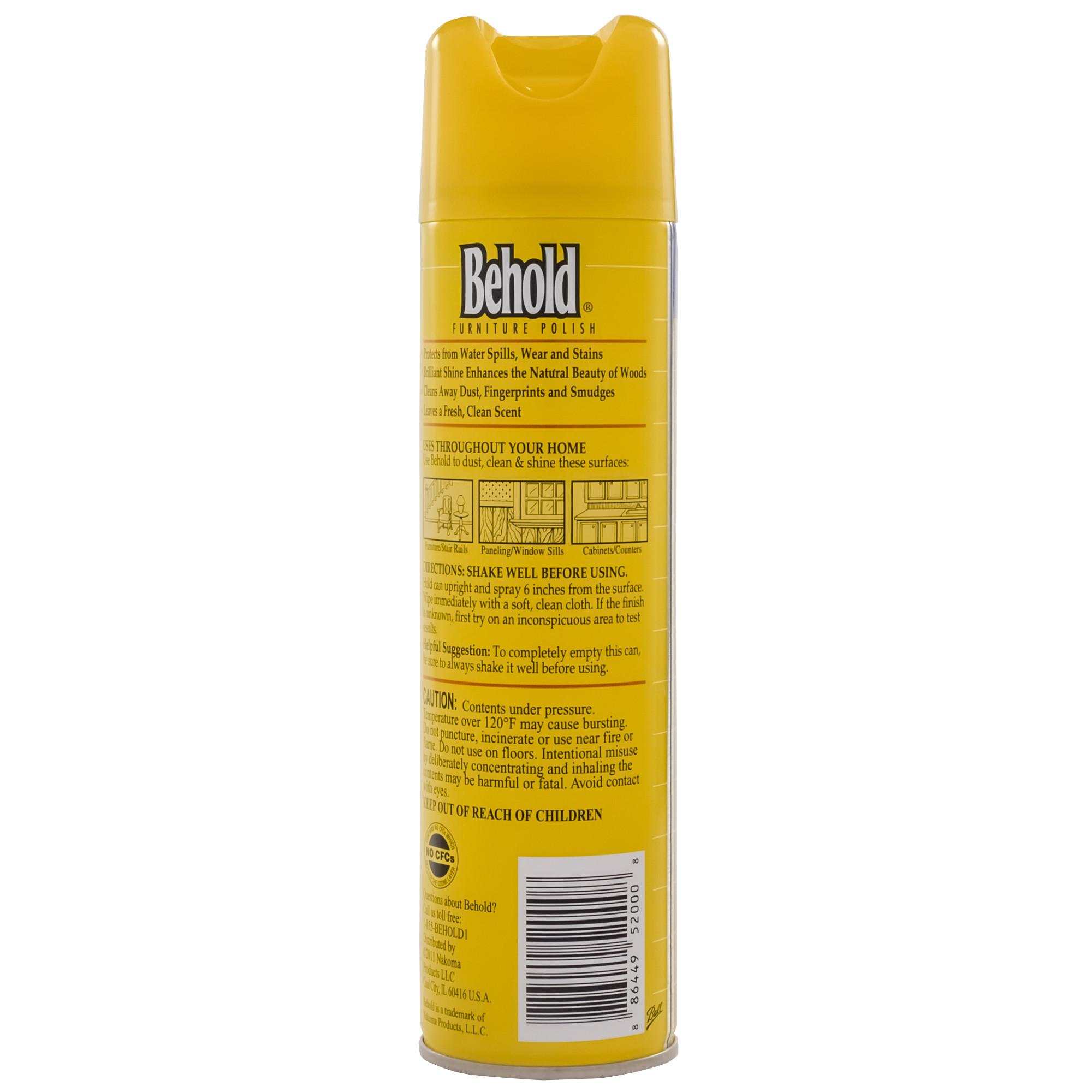 Behold Furniture Polish Lemon Diversey Global