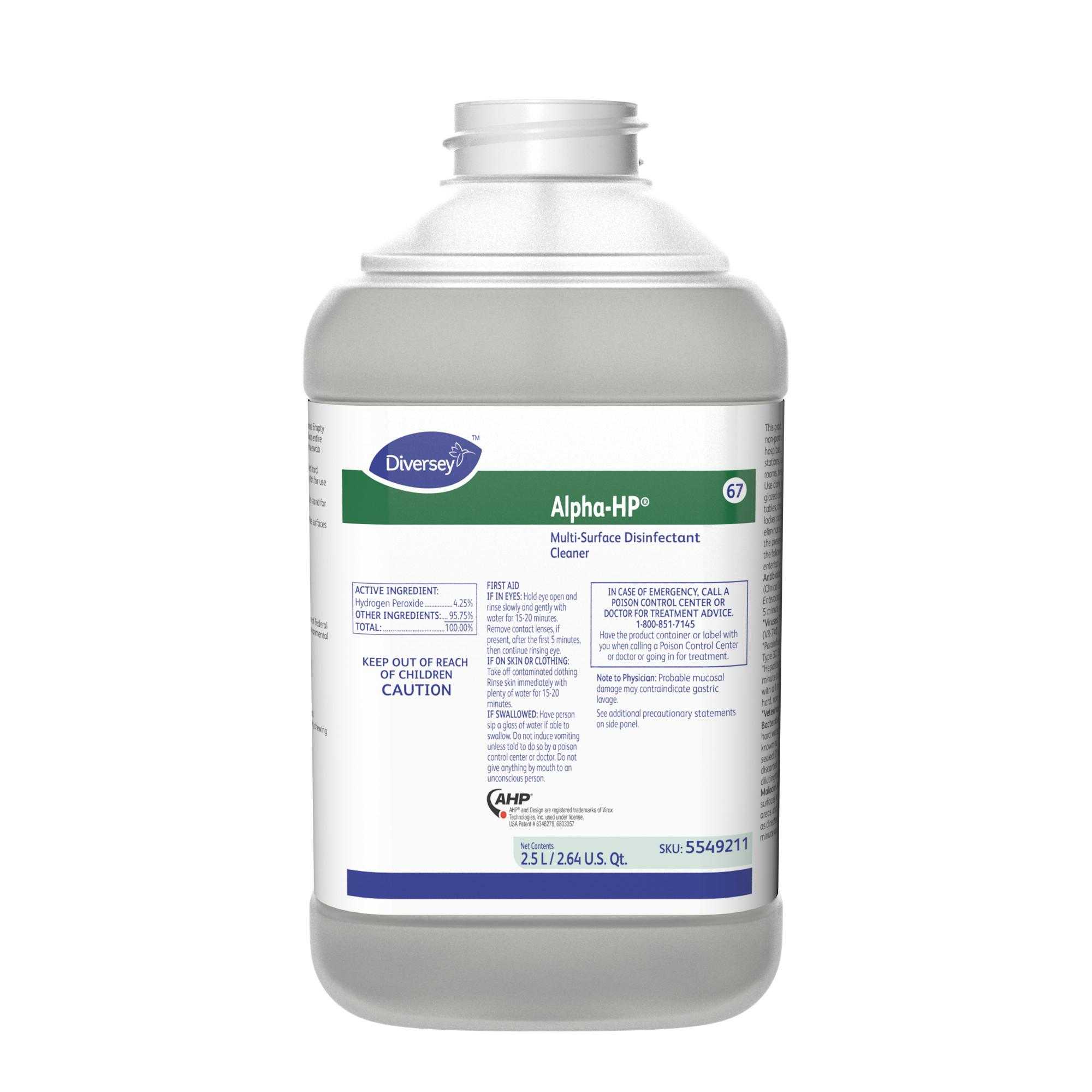 AlphaHP® MultiSurface Disinfectant Cleaner Diversey Global